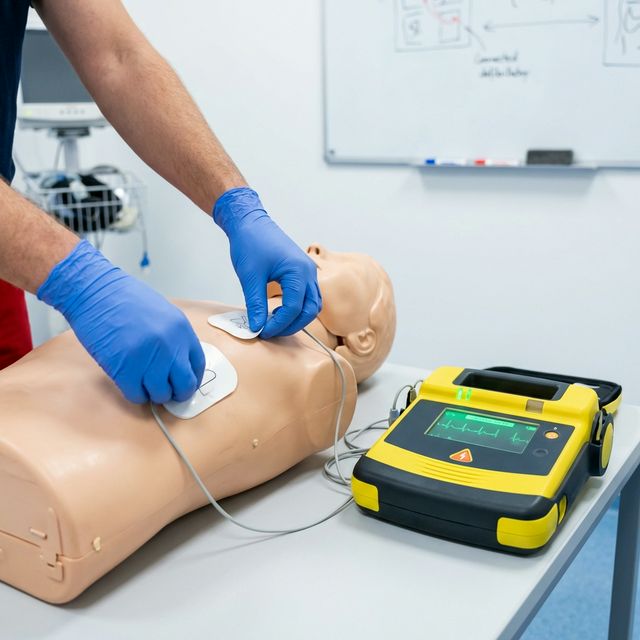 Formation défibrillateur - Apprentissage de l'utilisation d'un DAE pour arrêt cardiaque